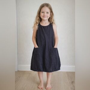 Linen Cotton Girls Dress 6